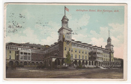 Arlington Hotel Hot Springs Arkansas 1914 postcard - £5.14 GBP