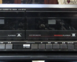 Kenwood KX-57W Double Cassette Stereo Tape Deck - $79.19