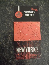 Vintage 1950s Airline Brochure TCA New York City Attractions - £14.79 GBP