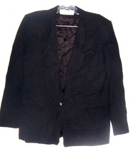 Meeting Street Black Wool Business Suit Blazer Jacket Size 8 - $44.99