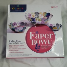 THE PAPER BOWL KIT CRAFT TASTIC NEW IN BOX - $19.79