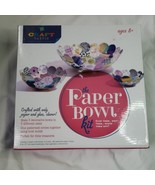 THE PAPER BOWL KIT CRAFT TASTIC NEW IN BOX - £15.81 GBP