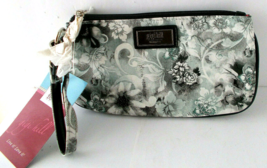 GIGI HILL Wristlet Travel Bag Marilyn Fleur De Lis Makeup/ Phone/ Credit... - $5.93