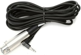 Hosa XVM-115F XLR3F to Right-Angle 3.5 mm TRS 15 Feet Microphone Cable - £11.15 GBP