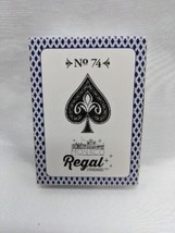 No 74 Monaco Regal Standard Poker Size Regular Index Playing Cards - £5.52 GBP