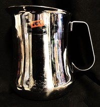 VEV Vigano Size 10/12 Cups Stainless Frothing Pitcher,18/10 Italy PET RESCUE - £11.38 GBP