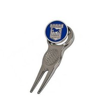 IPSWICH TOWN FC DIVOT TOOL AND MAGNETIC GOLF BALL MARKER - £22.26 GBP