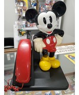 VINTAGE 1992 AT&amp;T Disney Mickey Mouse Desktop Landline Figural Telephone - £39.51 GBP