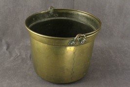 Antique Primitive Kitchen Metalware Hand Forged Brass Copper Cooking Ket... - $101.15