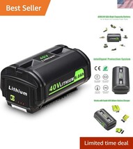 Reliable 40V Lithium Battery for RYOBI Tools - Safe, Durable, and Long L... - $67.49