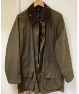 Men Vintage Barbour A830 Classic Beaufort C46/117cm Waxed Brown Jacket Coat - $251.99