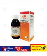 MALTOFER SYRUP 150ml SUPPLEMENTS FOR IRON DEFICIENCY Free Ship - $713.02 MXN