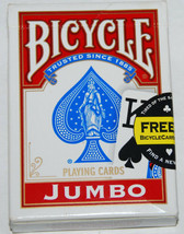 Bicycle Jumbo Face Playing Cards Deck Standard Size Made In USA USED - $5.99