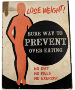 1965 H Fishlove &amp; Co #688 Lose Weight Sure Way to Peevent Over-Eating Ga... - $17.40 CAD
