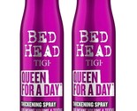 2 PACK Bed Head by TIGI Queen For A Day Thickening Spray for Fine Hair 1... - £27.25 GBP