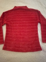 Rafaella Sweater Top Womens Size XL Red 3/4 Sleeve Pullover - €15,56 EUR