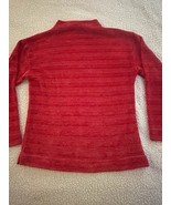 Rafaella Sweater Top Womens Size XL Red 3/4 Sleeve Pullover - €15,40 EUR