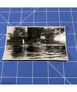 Vintage Photograph Lake Austin 1947 Swimming Water Shore 1947 - $13.00