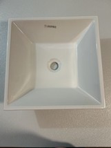 Kingston Brass EV4256 Artisan Square Ceramic Vitreous China White Vessel... - $176.54