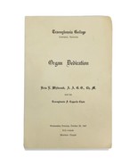 Transylvania University Lexington Kentucky 1947 Organ Dedication Choir M... - $12.95 CAD