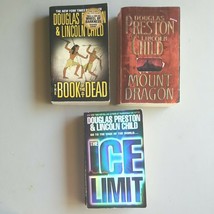 PRESTON / CHILD 3  Paperback lot,The Book of the Dead,Mount Dragon,The Ice Limit - £9.09 GBP