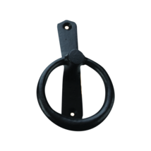 Decorative Cast Iron Drop Ring Pull Handle Corrosion Resistant - £13.51 GBP