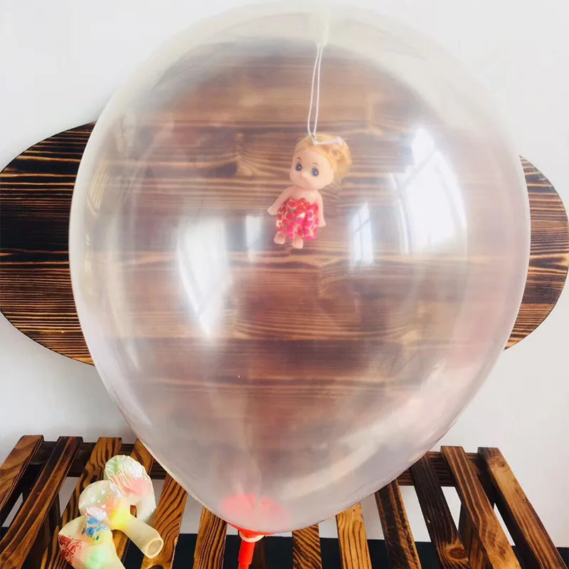 A pack Doll balloon toy Suspension effect modeling design Silicone soft material - £10.85 GBP