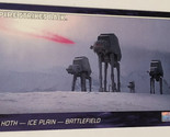 Empire Strikes Back Widevision Trading Card 1995 #22 Hoth Ice Plain Batt... - £1.97 GBP