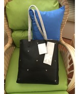 NWT/DISNEY STORE JAPAN/MICKEY MOUSE/TOTE BAG/BLACK LEATHER/LARGE - $700.00