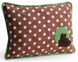 Bunny Polka Dot Decorative Throw Pillow, Complete with Pillow Insert - £50.59 GBP