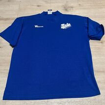 Macron Professional Italia Baseball Team Blue Activewear Top Men's XL Vt... - $37.79