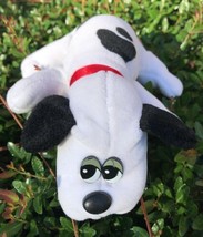 Vintage TONKA Pound Puppy Plush Toy Collector White Black Spotted Dog - $17.13