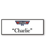 CHARLIE FROM TOP GUN NAME BADGE HALLOWEEN COSTUME PROP PIN BACK - $15.24