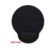 Wrist-Rest Gel-Like Ergonomic Mouse Pad, Black, - £14.38 GBP