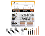 270Pcs 3 in 1 Furniture Connecting Hardware Connectors Kit, Including Ca... - $20.85