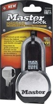 Master Lock Magnum Solid Body Lock Covered 2&quot; 2&quot; Steel Uses M19 Key Blank - £25.86 GBP
