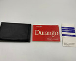 2002 Dodge Durango Owners Manual Handbook with Case OEM K01B04006 - $14.84