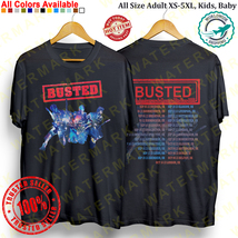 BUSTED 20TH ANNIVERSARY &amp; GREATEST HITS TOUR 2023 T-shirt All Size Adult... - $24.00+
