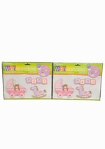 Wall Wonders Craft Decor 3D Baby Room Nursery Puffy Appliques Set of 2 - $10.88