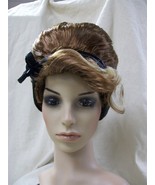 Brown Blonde Beehive UpDo Wig 50s 60s 70s Retro Mod Gal English Lady Sec... - $607.72 MXN