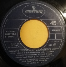 ROLLING HITS Medley / Gonna Catch You 7” 45rpm from PERU Rolling Stones - £9.59 GBP
