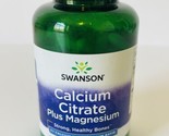 Swanson Calcium Citrate Plus Magnesium 150 Capsules - Exp 12/2026 - $11.78