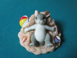 CHARMING TAILS BY FITZ &amp; FLOYD FIGURINE &quot;BINKEY&#39;S SAND ANGEL&quot; INSPIRATIO... - $668.81 MXN