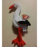 038 1999 Rare Ty Beanie Baby Stilts Stork Error Swing Tag Gasport - £11.25 GBP