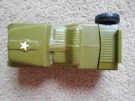 Vintage 1970's Avon Army Military Jeep Wild Country Empty Bottle Olive Green - $9.89