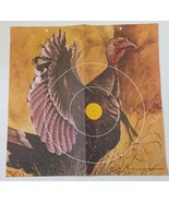 Vtg 1951 Turkey Target Lithograph Animal Field Face Archery NAA D. Danie... - $545.67 MXN