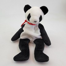 Ty Beanie Baby Fortune The Panda Bear Collectible Plush Retired Vintage ... - $3.79