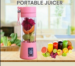 Electric Mini Juicer Cup Mixer Portable USB Rechargeable Blender Shaker - £11.98 GBP