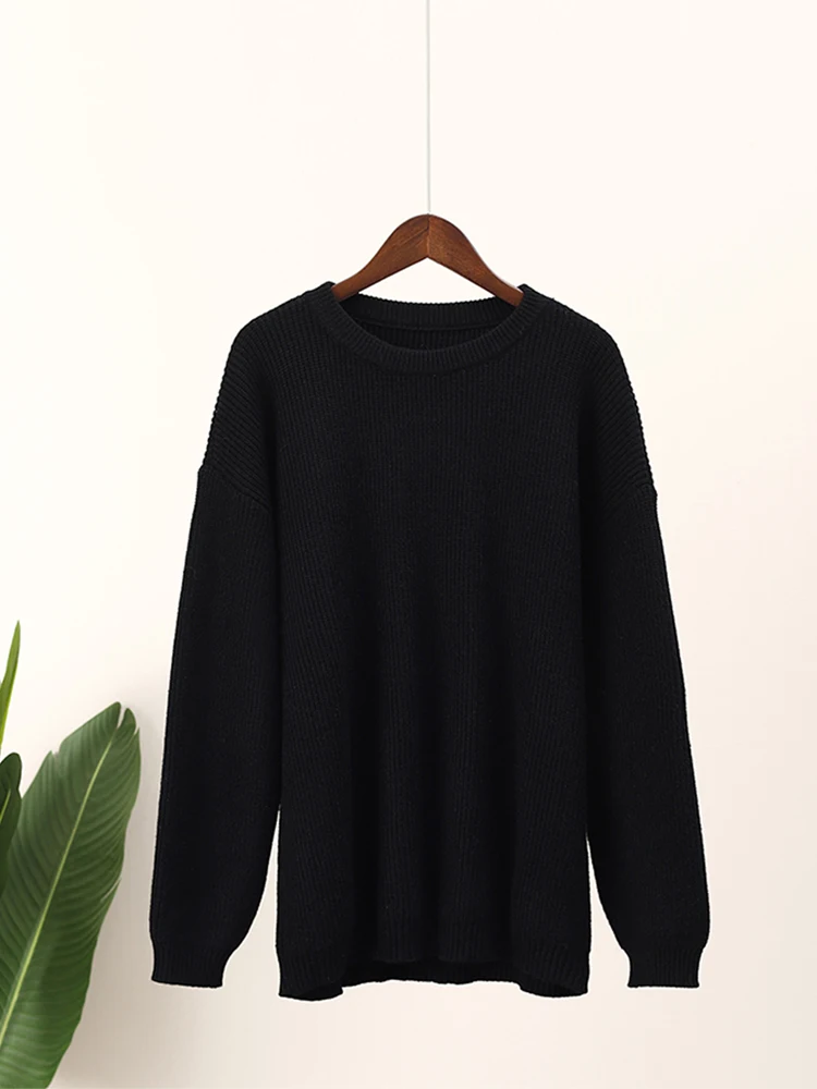 Women Solid Elegant  Pullovers Chic O-neck Long Sleeve  s  Autumn Office Female  - £128.68 GBP