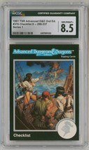 CGC 8.5 Silver 1991 AD&amp;D TSR Card #376 Clyde Caldwell Dungeon Magazine Cover Art - £19.77 GBP